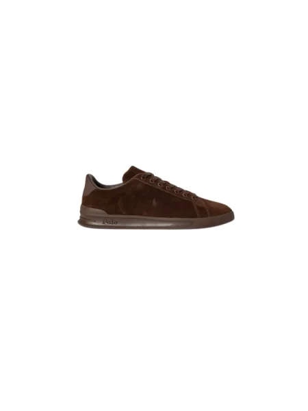 Sneakersy Ralph Lauren skórzane brązowe
