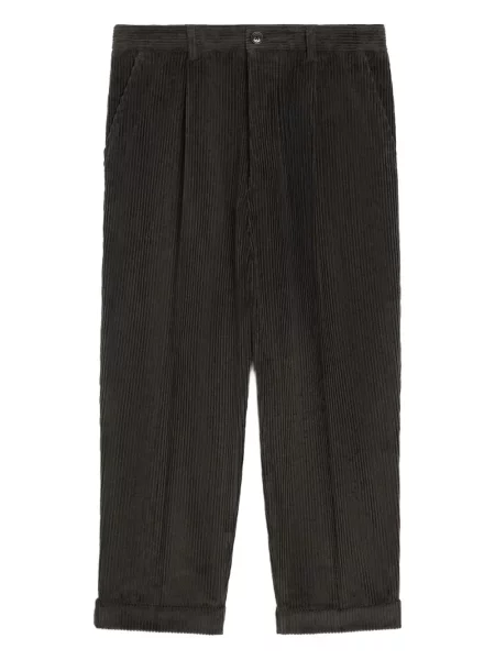 Pantaloni Ami Paris plisate gri