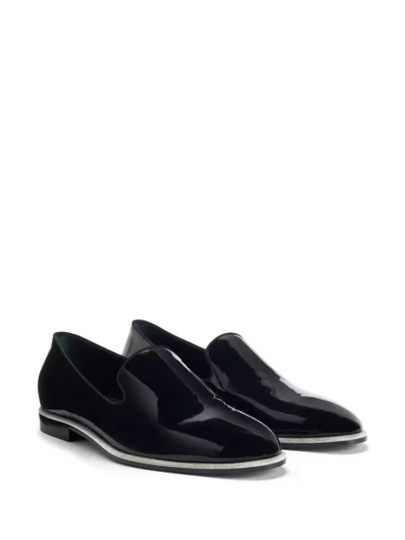 Iš natūralios odos loaferiai Giuseppe Zanotti juoda