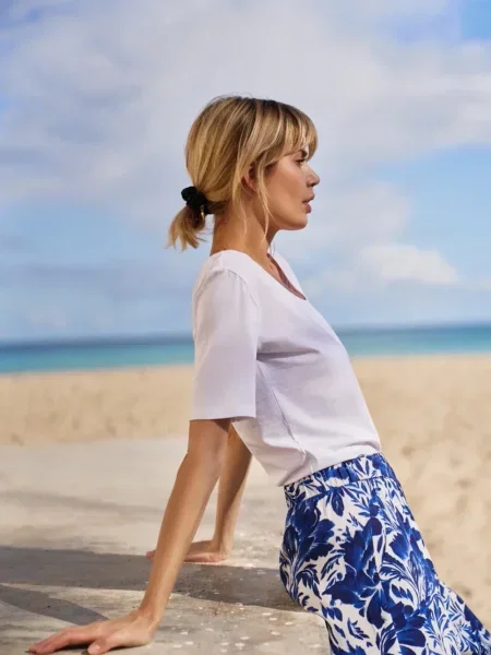Tricou Marisse alb