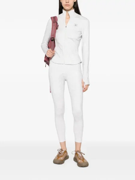 Κολάν Adidas By Stella Mccartney με σχέδιο με λεοπαρ μοτιβο λευκό