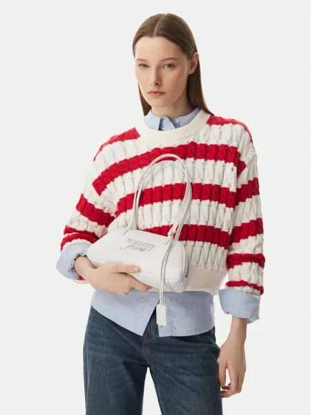 Kabelka Tommy Jeans bílá