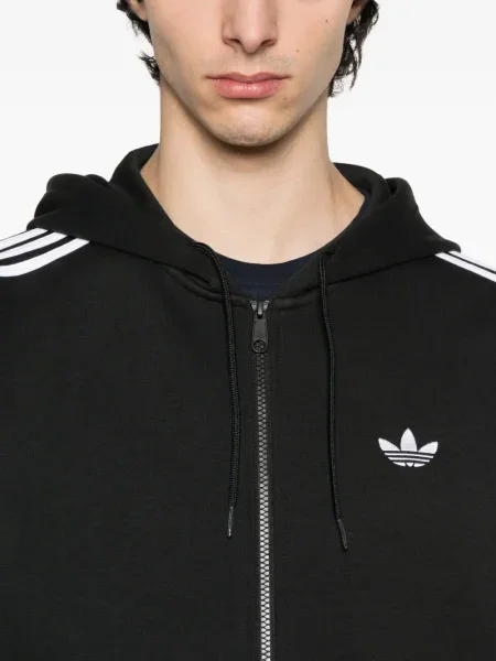 Половин цип шорти Adidas черно