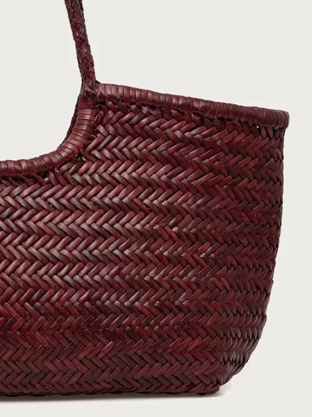 Shopperka Dragon Diffusion skórzana czerwona
