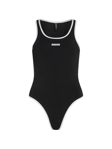 Body Karl Lagerfeld cu autograf negru