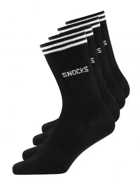 SNOCKS Șosete sport negru alb