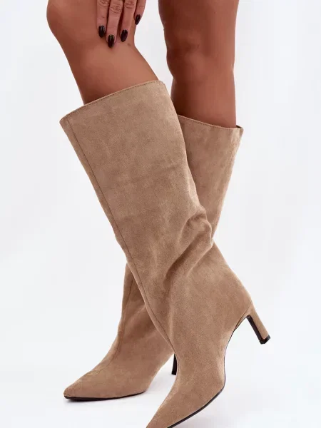 Škornji Boto iz semiša bež