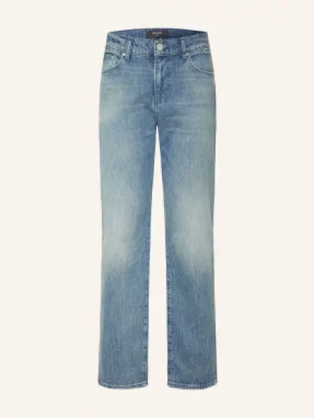 Reiss Džíny Keith Relaxed Straight Fit 45 light blue modré