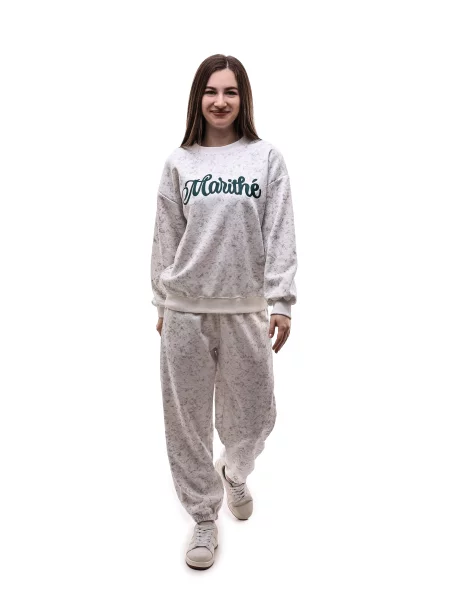 Спортивний костюм LUMO світло-сірий віскоза/поліестер сірий