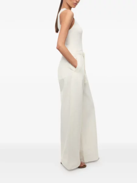 Blugi cu picior larg 12 Storeez cu cordon alb