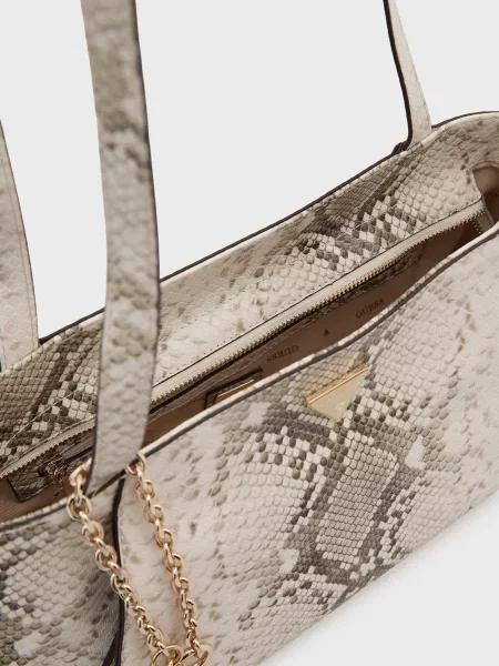 Сумка Guess с принтом серая