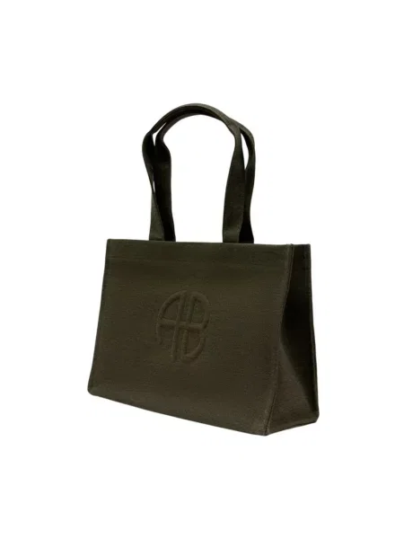 Shopperka Anine Bing z logo zielona