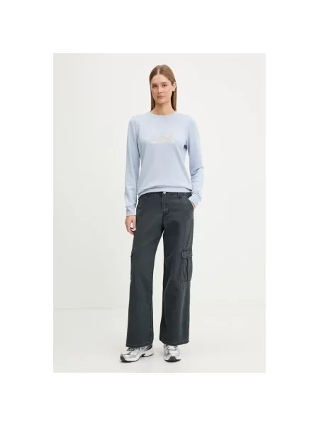 Bluza Emporio Armani Ea7 niebieska