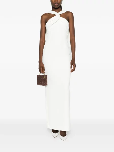 Rochie maxi Solace London alb