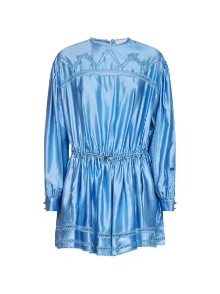 Rochie Rabanne din dantelă albastru