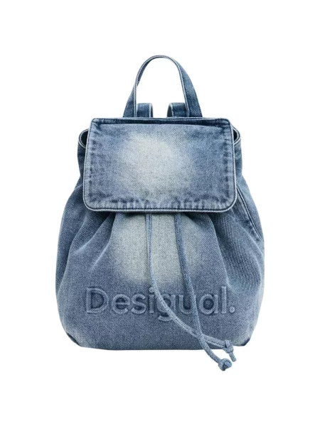 Ruksak Desigual s autogramom plava