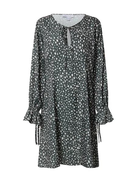 NU-IN Rochie gri închis alb