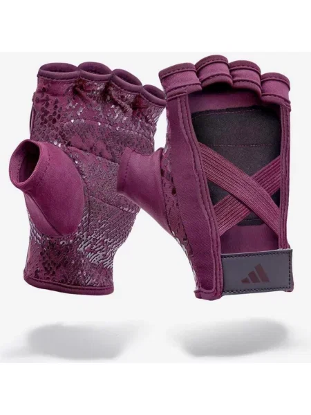 Rękawice adidas Training liliowe L