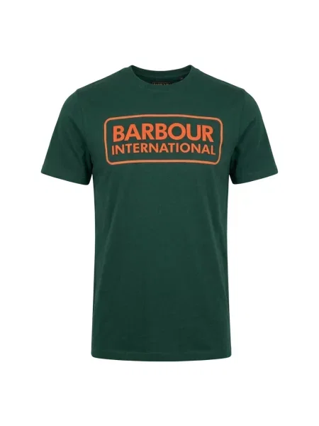 Koszulka Barbour z logo zielona