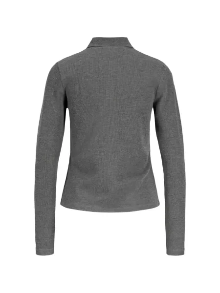 Lung tricou polo Jjxx gri