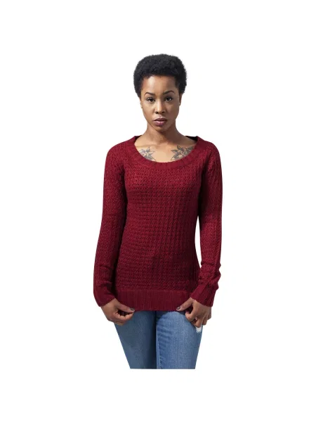 Pulover Urban Classics lung bordo