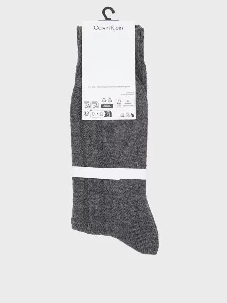 Шкарпетки Calvin Klein сірі