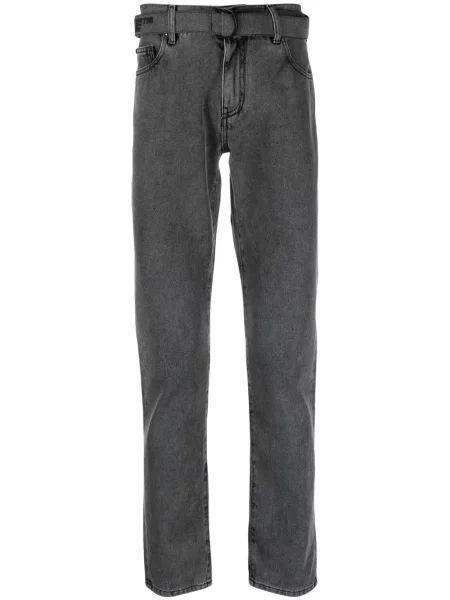 Blugi drepți Off-white alb