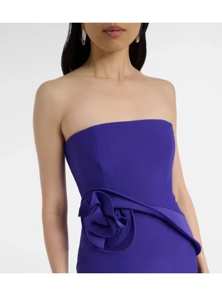 Rochie Roland Mouret cu model floral violet