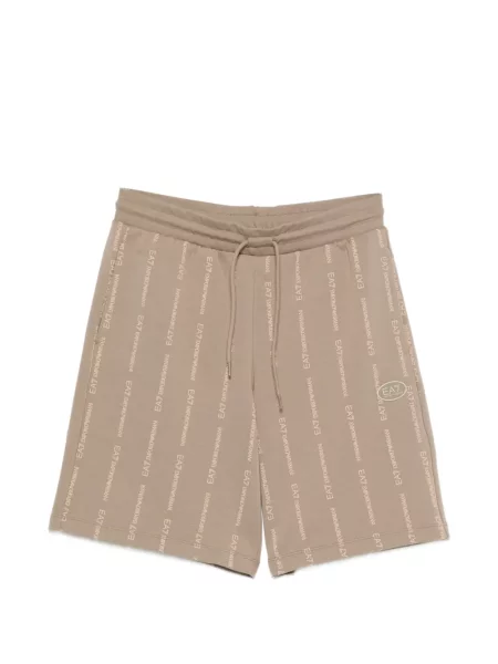Pantaloni scurți Ea7 Emporio Armani cu imagine