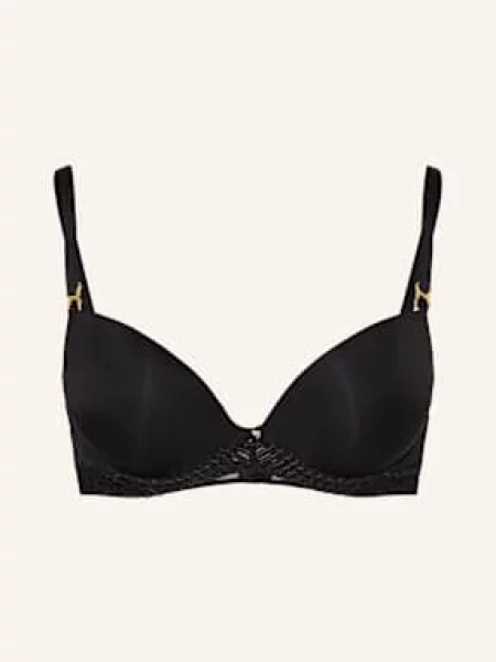 Aubade Biustonosz Push-Up Sheer Emotion schwarz czarny