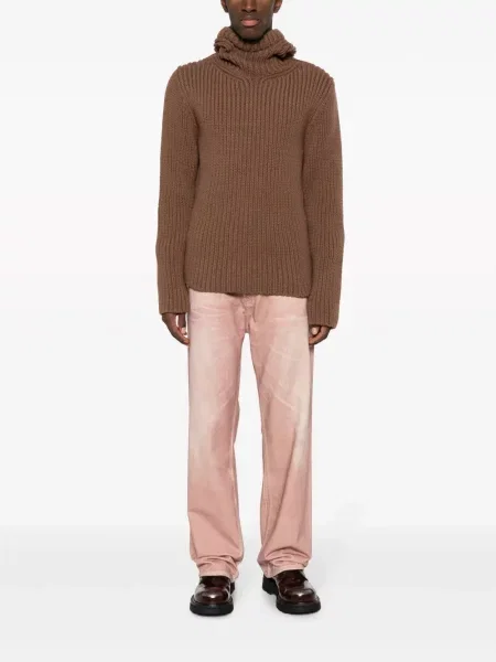 Megztinis Lanvin su gobtuvu ruda