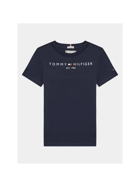 Tommy Hilfiger T-Shirt Essential Σκούρο Regular Fit μπλε