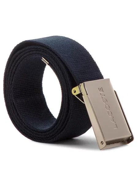 Ремень Lacoste с ремешками синий