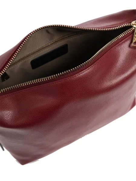 Colier Furla din piele roșu