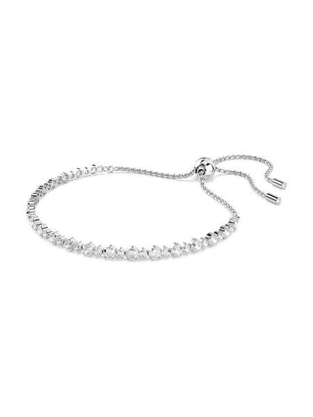 Swarovski Náramok strieborná / priehľadná