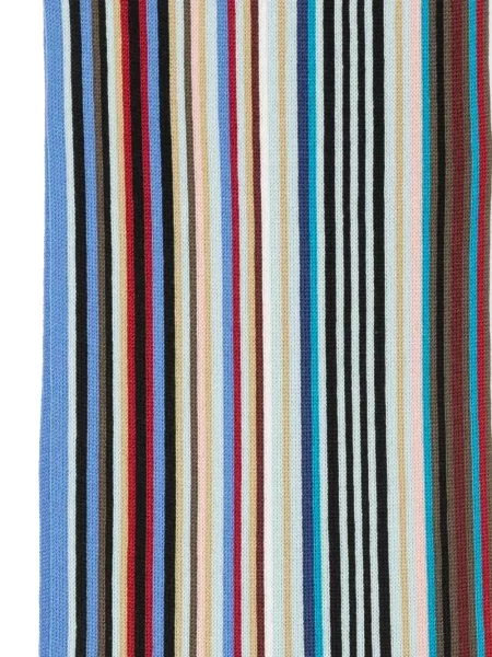 Ριγέ κασκόλ Paul Smith μπλε
