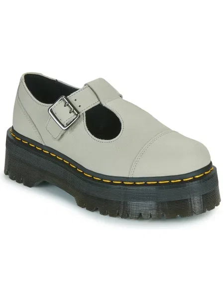 Derby Dr. Martens iz usnja nubuk bež