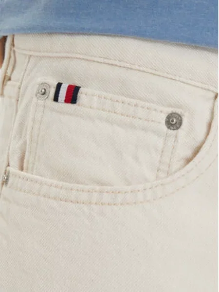 Tommy Hilfiger Jeans kratke hlače Dover Washed Kremna