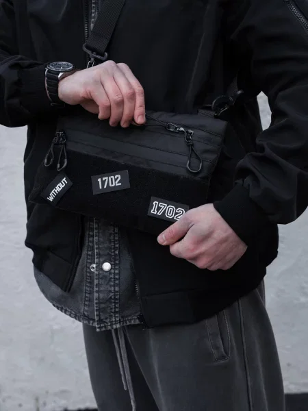 Сумка через плечо Without черная