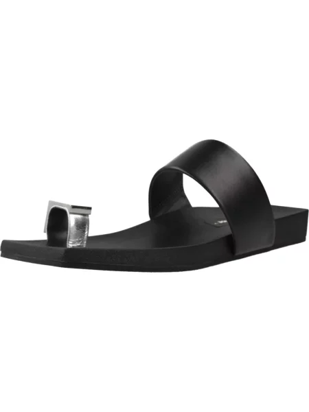 Klapki United Nude skórzane czarne