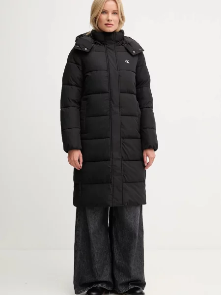 Jacket Calvin Klein Jeans Monologo Non-Down Jacket Black S czarne