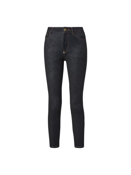 Skinny jeansy skinny Philipp Plein niebieskie