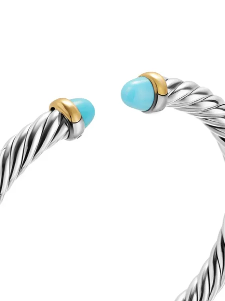 Brăţară David Yurman argintiu