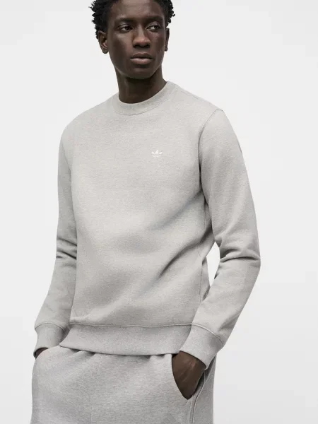ADIDAS ORIGINALS Mikina ESS melírovaná sivá
