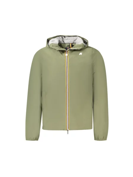 Kurtka K-way z dżerseju zielona