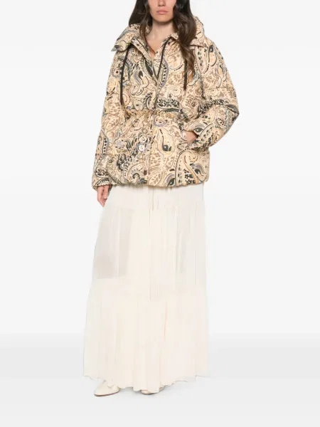 Geacă Etro cu glugă cu imagine cu model paisley