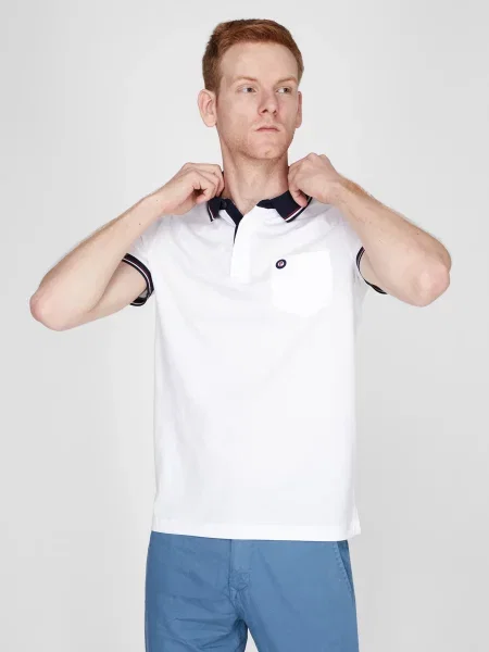 Поло Pierre Cardin белое
