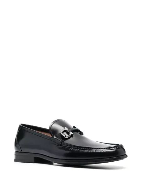Pantofi loafer Ferragamo cu cataramă negru