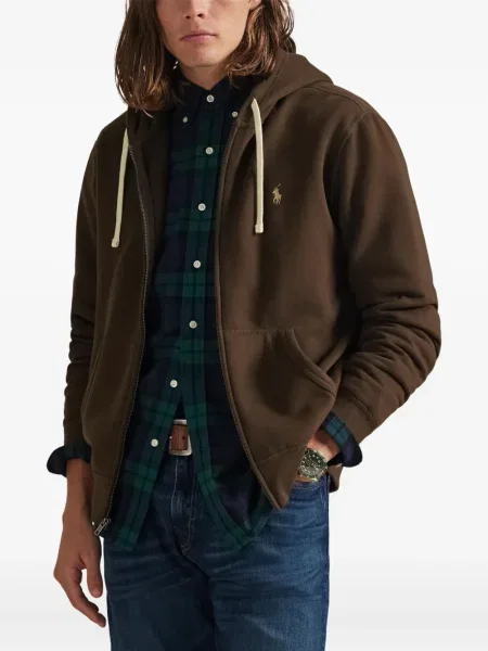 Șapcă Polo Ralph Lauren cu broderie din țesătură twill în carouri albastru