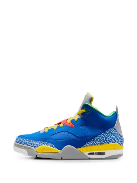 Sneakerși Jordan cu imagine albastru